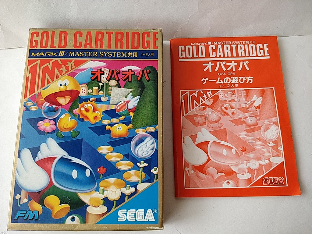 FANTASY ZONE and OPA OPA ( FANTASY ZONE 2) SEGA Master system Boxed tested-d0309 - Hakushin Retro Game shop