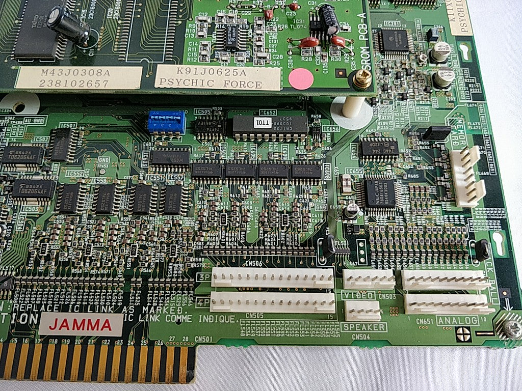 Psychic Force JAMMA TAITO Arcade PCB system Board, tested-c0315-