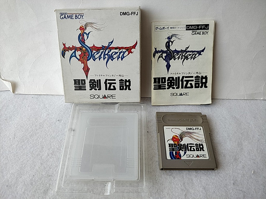 Seiken Densetsu Final Fantasy Gaiden GameBoy,Cartridge,Manual,Boxed set-d0318-