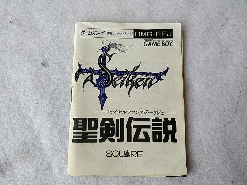 Seiken Densetsu Final Fantasy Gaiden GameBoy,Cartridge,Manual,Boxed set-d0318-