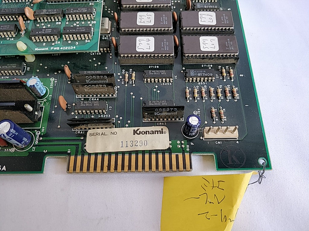 GREEN BERE RUSH'N ATTACK JAMMA Arcade PCB system Board,Inst card tested-d0324- - Hakushin Retro Game shop