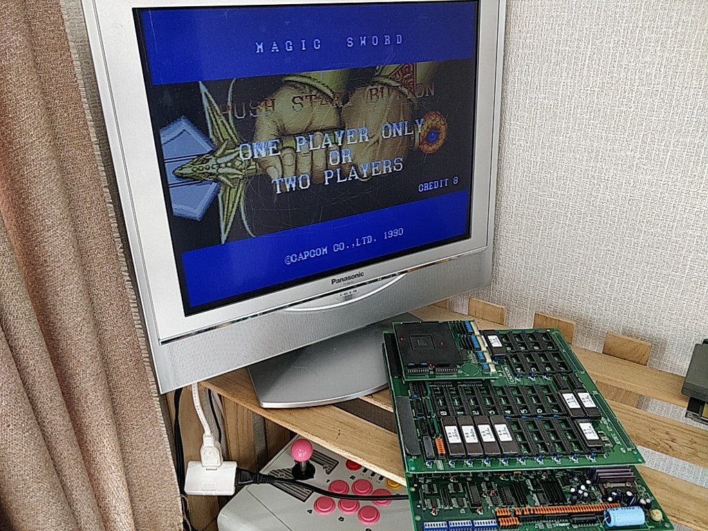 Magic Sword CPS System JAMMA PCB B Board and Mother A Board set tested-d0329- - Hakushin Retro Game shop