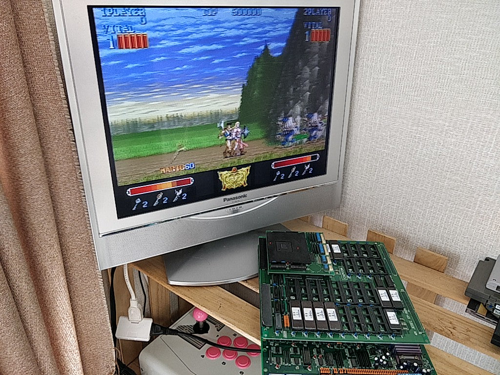 Magic Sword CPS System JAMMA PCB B Board and Mother A Board set tested-d0329- - Hakushin Retro Game shop