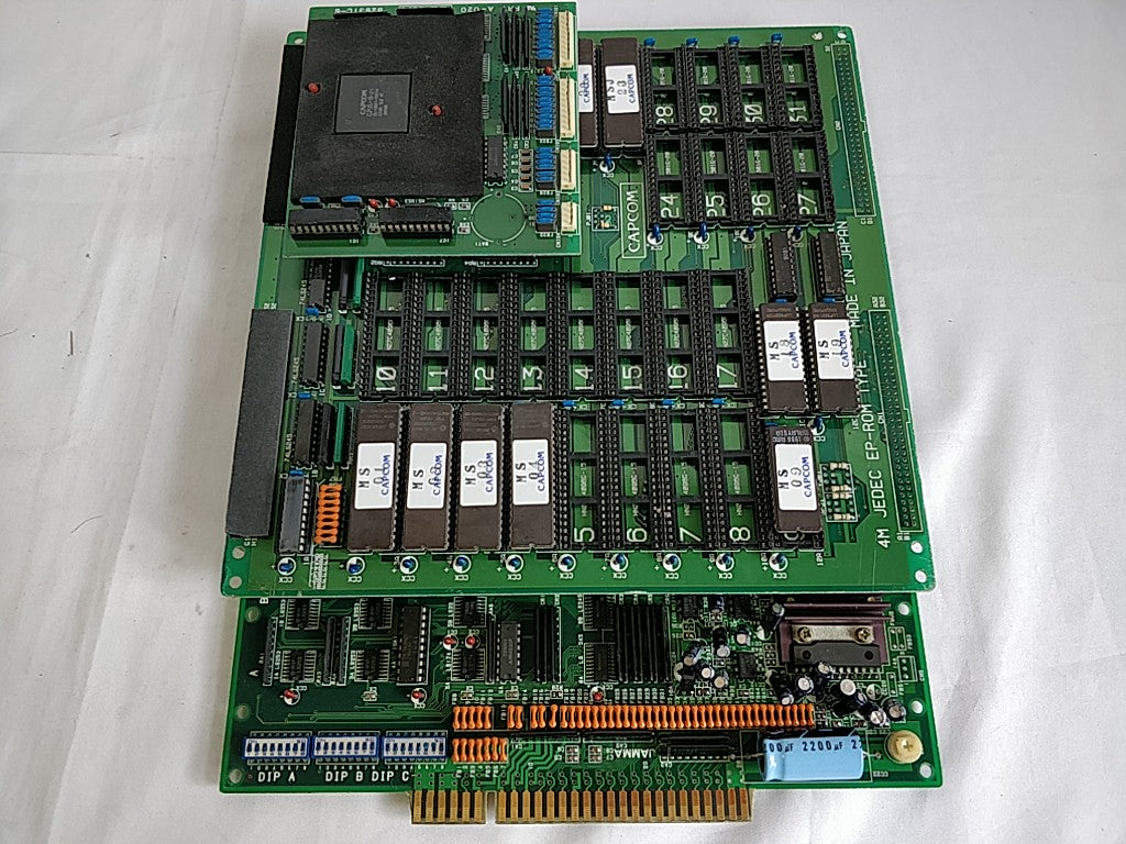 Magic Sword CPS System JAMMA PCB B Board and Mother A Board set tested-d0329- - Hakushin Retro Game shop