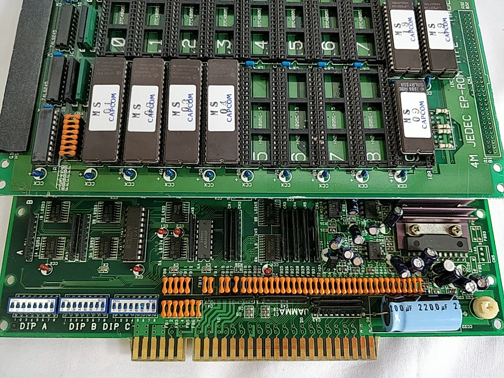 Magic Sword CPS System JAMMA PCB B Board and Mother A Board set tested-d0329- - Hakushin Retro Game shop