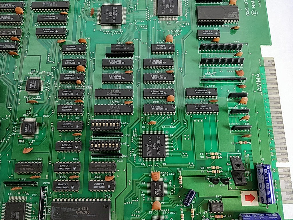 THUNDER DRAGON TECMO JAMMA Arcade Game PCB system Board tested-d0405-