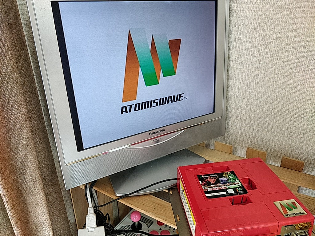 DEMOLISH FIST SUMMY Atomiswave game cartridge and Instruction card set-f1008-