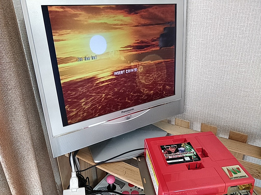 DEMOLISH FIST SUMMY Atomiswave game cartridge and Instruction card set-f1008-