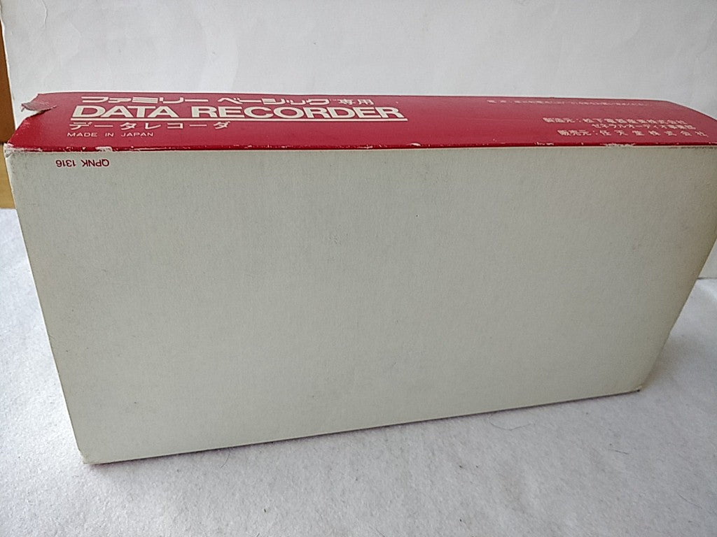 Nintendo Family Basic Cassette Data Recorder HVC-008, Manual,Box set-d0419 - Hakushin Retro Game shop