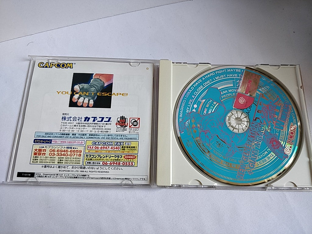 Street Fighter 3 W Impact DreamCast/Game Disk,Manual,Boxed tested-d0430- - Hakushin Retro Game shop