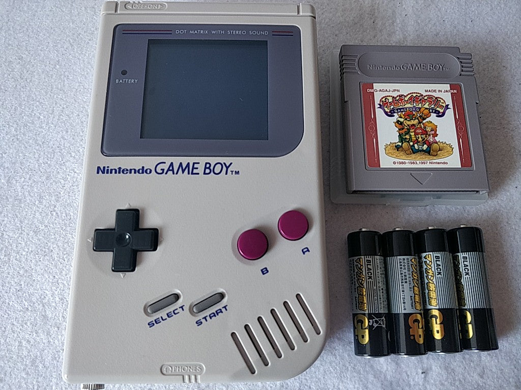Backlight modified Nintendo Game boy Gray Color Console (DMG-001) tested-d0503- - Hakushin Retro Game shop