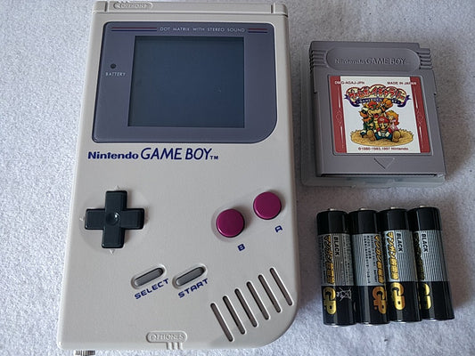 Backlight modified Nintendo Game boy Gray Color Console (DMG-001) tested-d0503- - Hakushin Retro Game shop