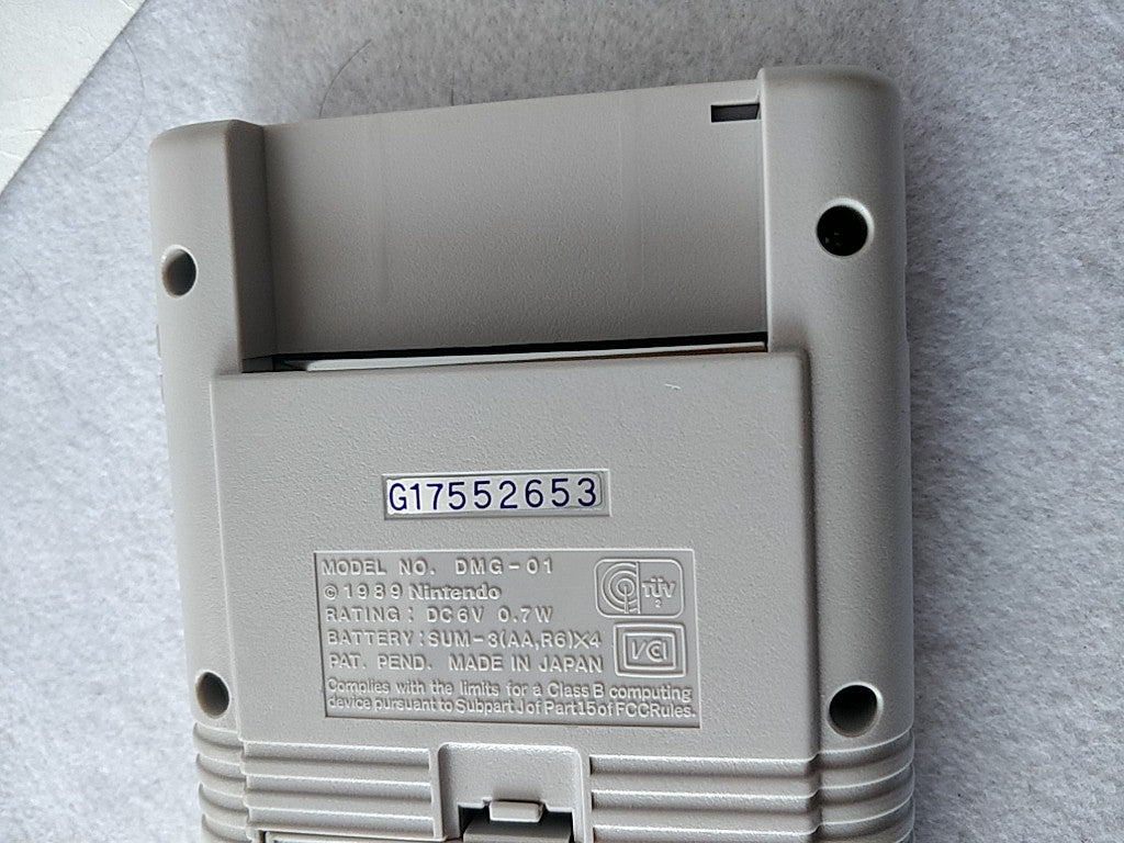 Backlight modified Nintendo Game boy Gray Color Console (DMG-001) tested-d0503- - Hakushin Retro Game shop