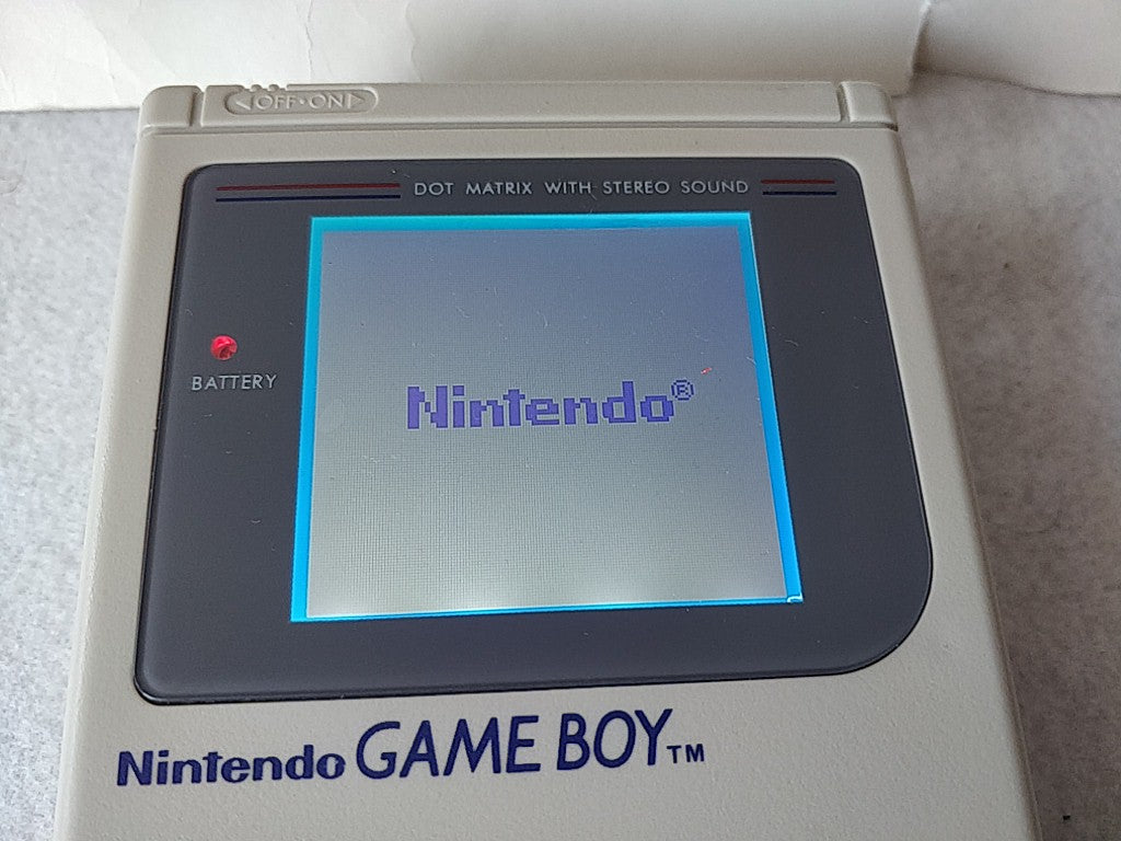 Backlight modified Nintendo Game boy Gray Color Console (DMG-001) tested-d0503- - Hakushin Retro Game shop
