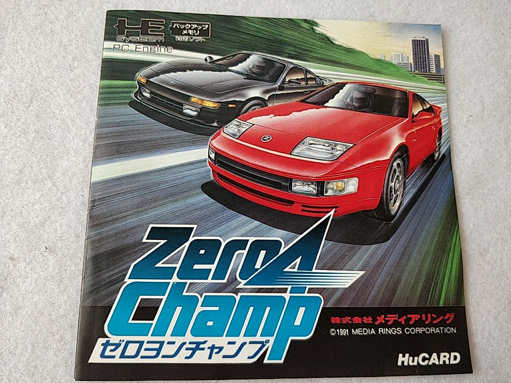 Delivery Free]1990s- Game Software NEC PC-Engine Zero4 Champ 