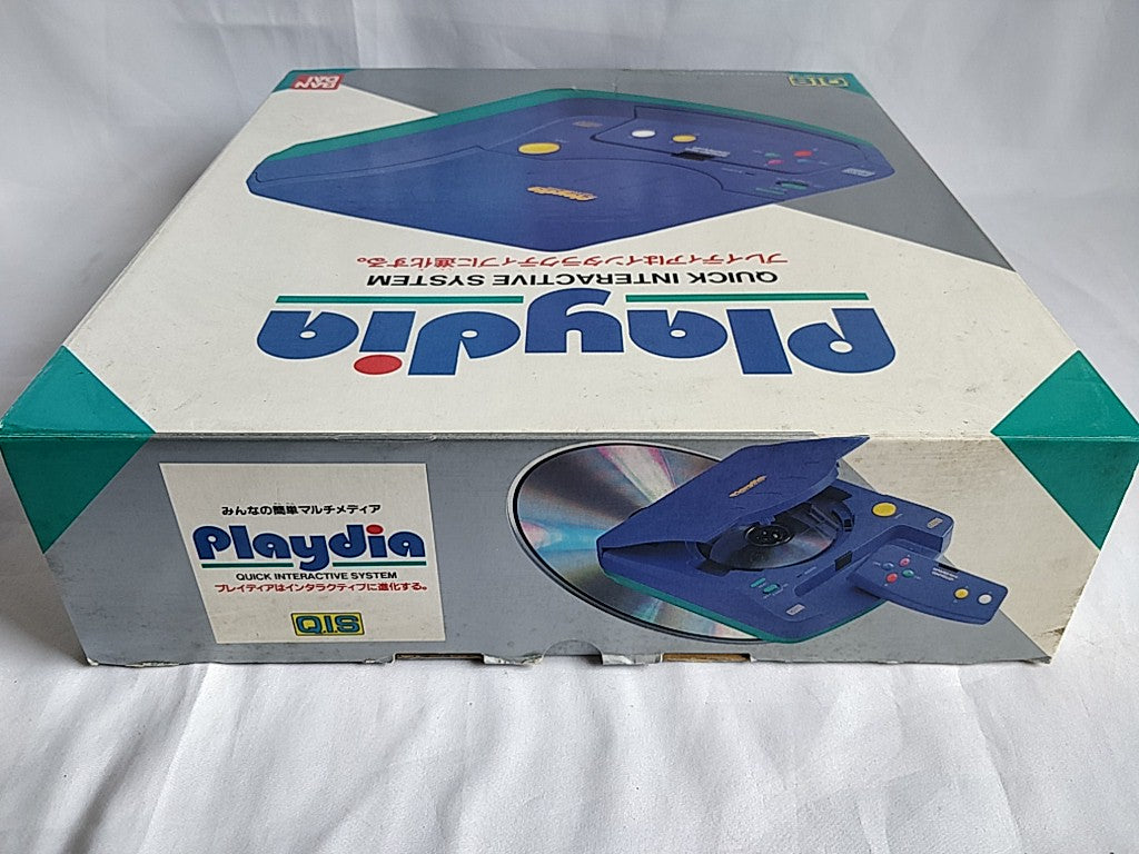 BANDAI PLAYDIA CONSOLE Original Pad,PSU,AV cable,Boxed set /Not tested-d0514-