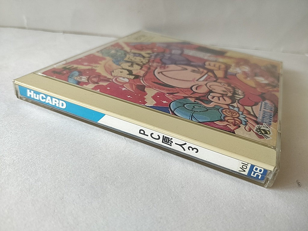 BONKS ADVENTURE 3 (PC Genjin 3) NEC PC Engine PCE TurboGrafx-16 Boxed set-d0519- - Hakushin Retro Game shop