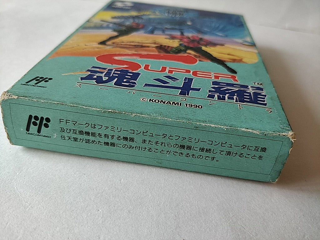 Super Contra Nintendo Famicom FC NES Cartridge,Manual,Boxed set tested -d0519-
