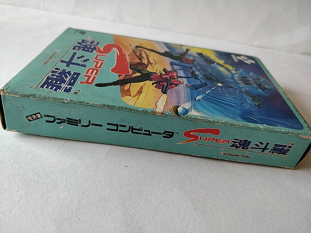 Super Contra Nintendo Famicom FC NES Cartridge,Manual,Boxed set tested -d0519-