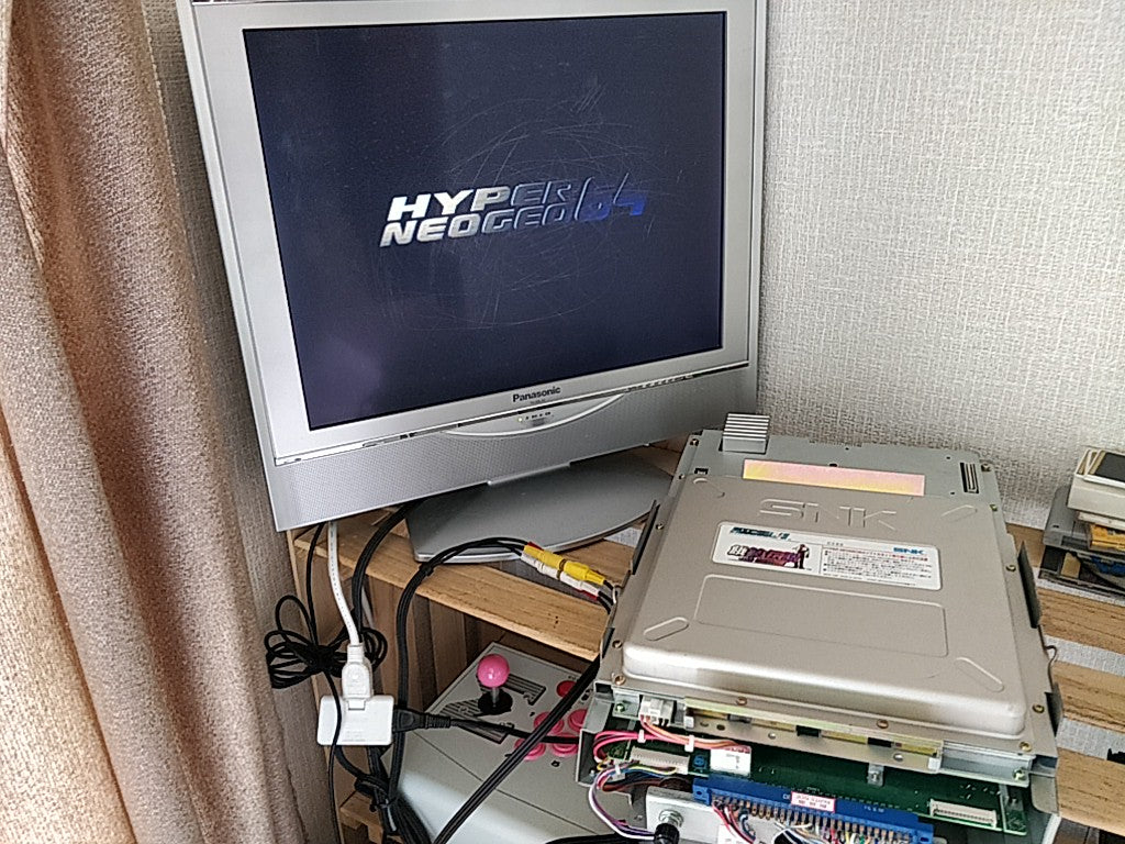 HYPER NEO GEO 64 HN64 Mother Board LVS-MA (A Board) and Manual set tested-d0526
