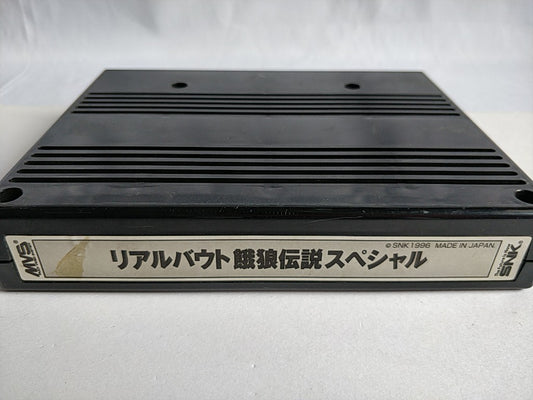 REAL BOUT Fatal Fury Special RBS SNK NEOGEO MVS Cartridge tested-d0526-