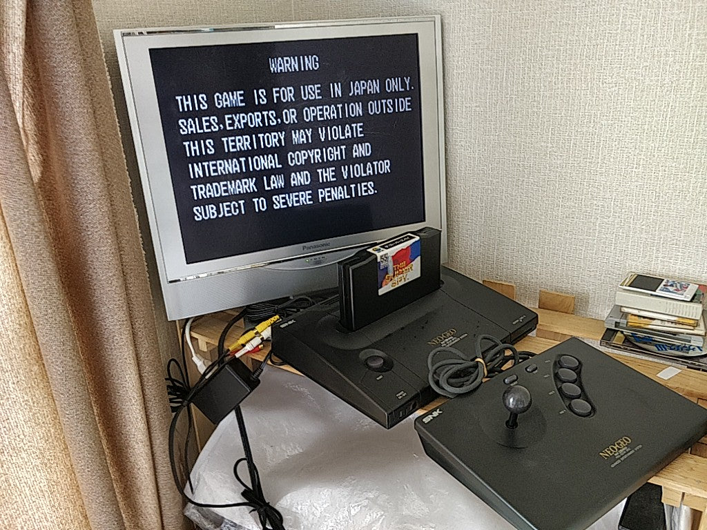 THE SUPER SPY SNK NEO GEO AES Cartridge, Manual Boxed set tested-d0524- - Hakushin Retro Game shop