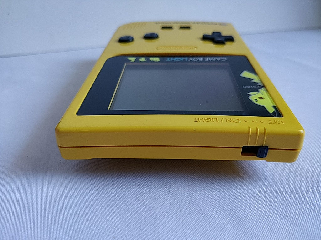 Nintendo Gameboy Light Pokemon Pikachu limited edition console set MGB-101-d0531
