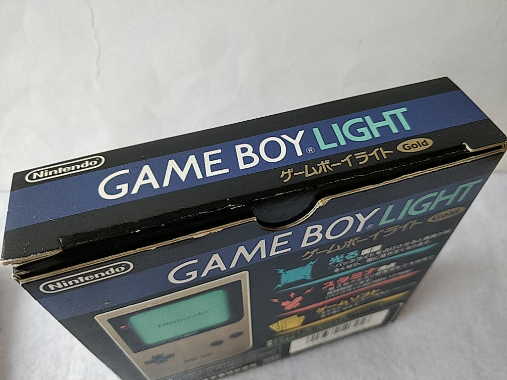 Nintendo Game boy Light Gold color console MGB-101,Manual, Boxed,Game set-d0603- - Hakushin Retro Game shop