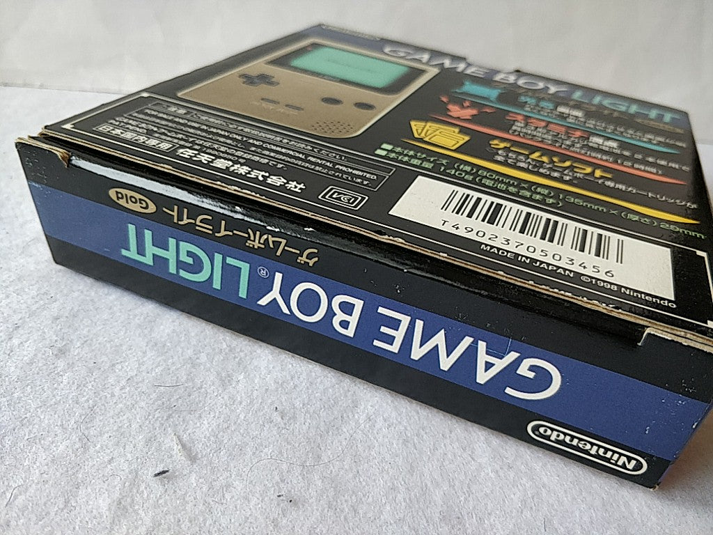 Nintendo Game boy Light Gold color console MGB-101,Manual, Boxed,Game set-d0603- - Hakushin Retro Game shop