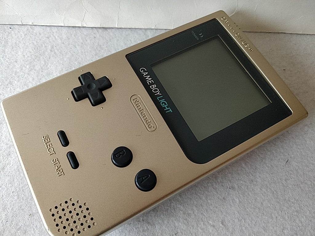 Nintendo Game boy Light Gold color console MGB-101,Manual, Boxed,Game set-d0603- - Hakushin Retro Game shop