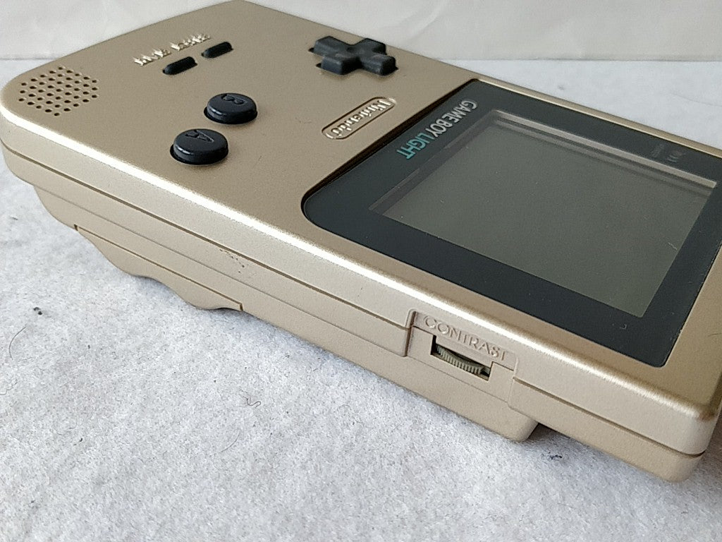 Nintendo Game boy Light Gold color console MGB-101,Manual, Boxed,Game set-d0603- - Hakushin Retro Game shop