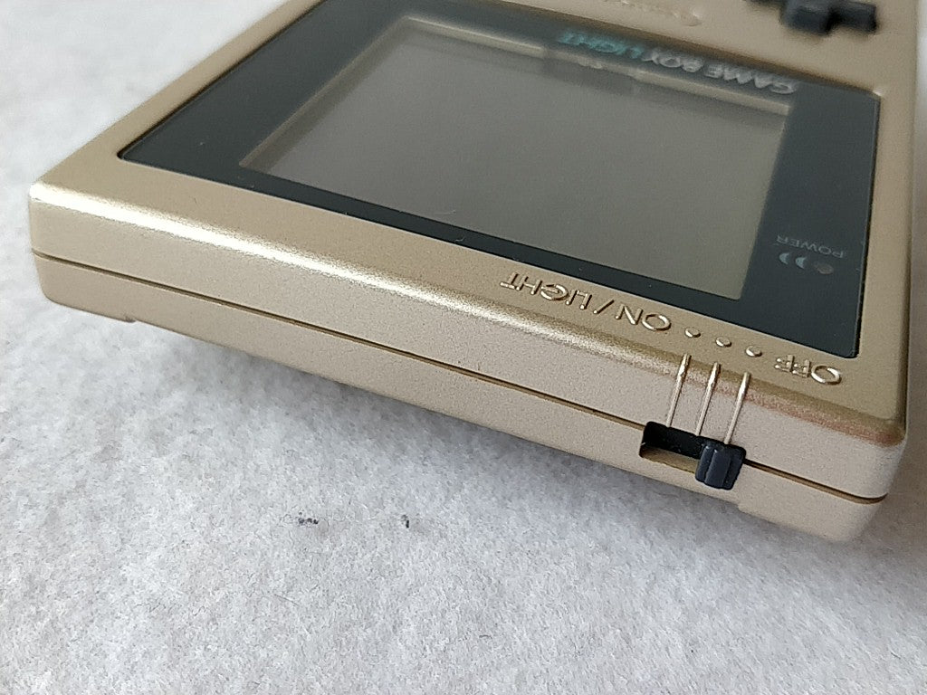 Nintendo Game boy Light Gold color console MGB-101,Manual, Boxed,Game set-d0603- - Hakushin Retro Game shop
