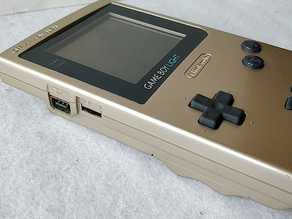 Nintendo Game boy Light Gold color console MGB-101,Manual, Boxed,Game set-d0603- - Hakushin Retro Game shop