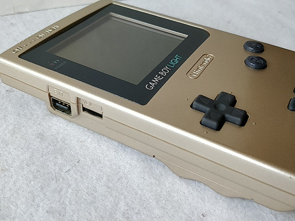 Nintendo Game boy Light Gold color console MGB-101,Manual, Boxed,Game
