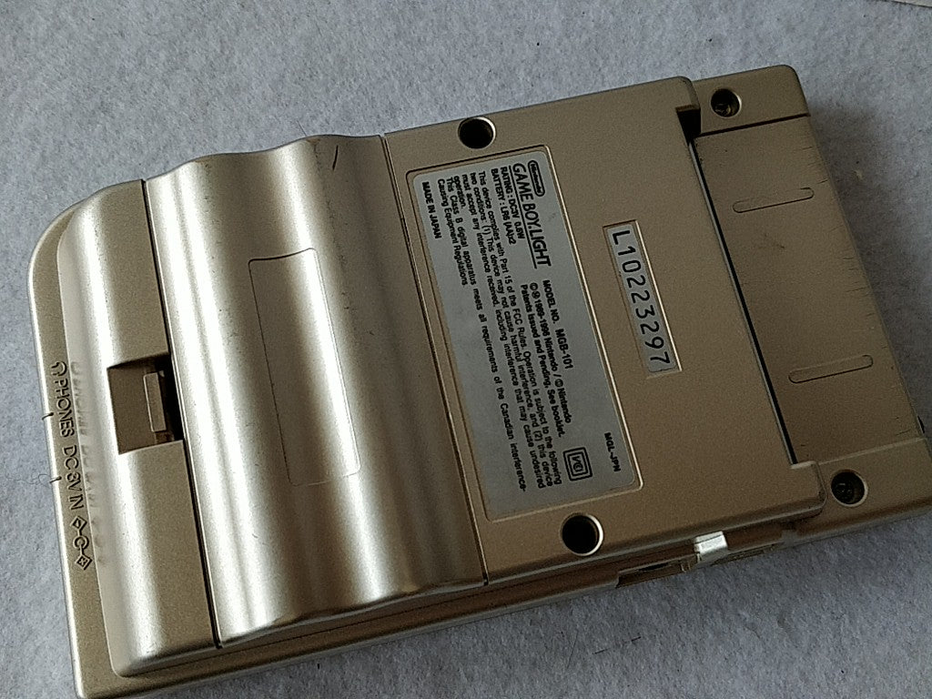 Nintendo Game boy Light Gold color console MGB-101,Manual, Boxed,Game set-d0603- - Hakushin Retro Game shop