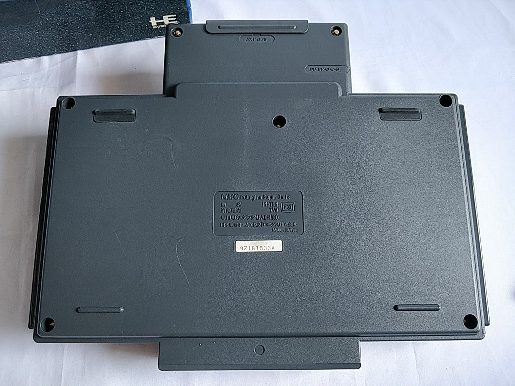 NEC PC Engine SuperGrafx (TurboGrafx-16) Console,Pad ,PSU,Game Boxed set-d0609- - Hakushin Retro Game shop