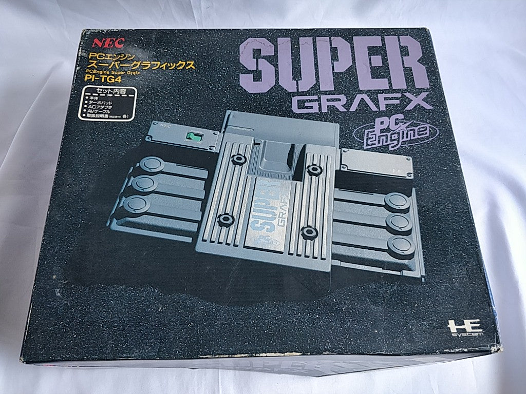 NEC PC Engine SuperGrafx (TurboGrafx-16) Console,Pad ,PSU,Game