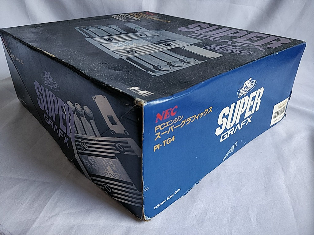 NEC PC Engine SuperGrafx (TurboGrafx-16) Console,Pad ,PSU,Game Boxed set-d0609- - Hakushin Retro Game shop