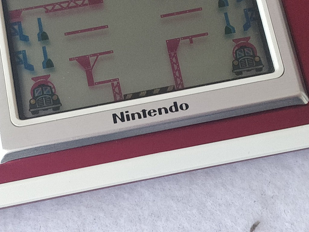 Vintage Nintendo GAME&WATCH MARIO'S Cement Factory Handheld game tested-d0610- - Hakushin Retro Game shop