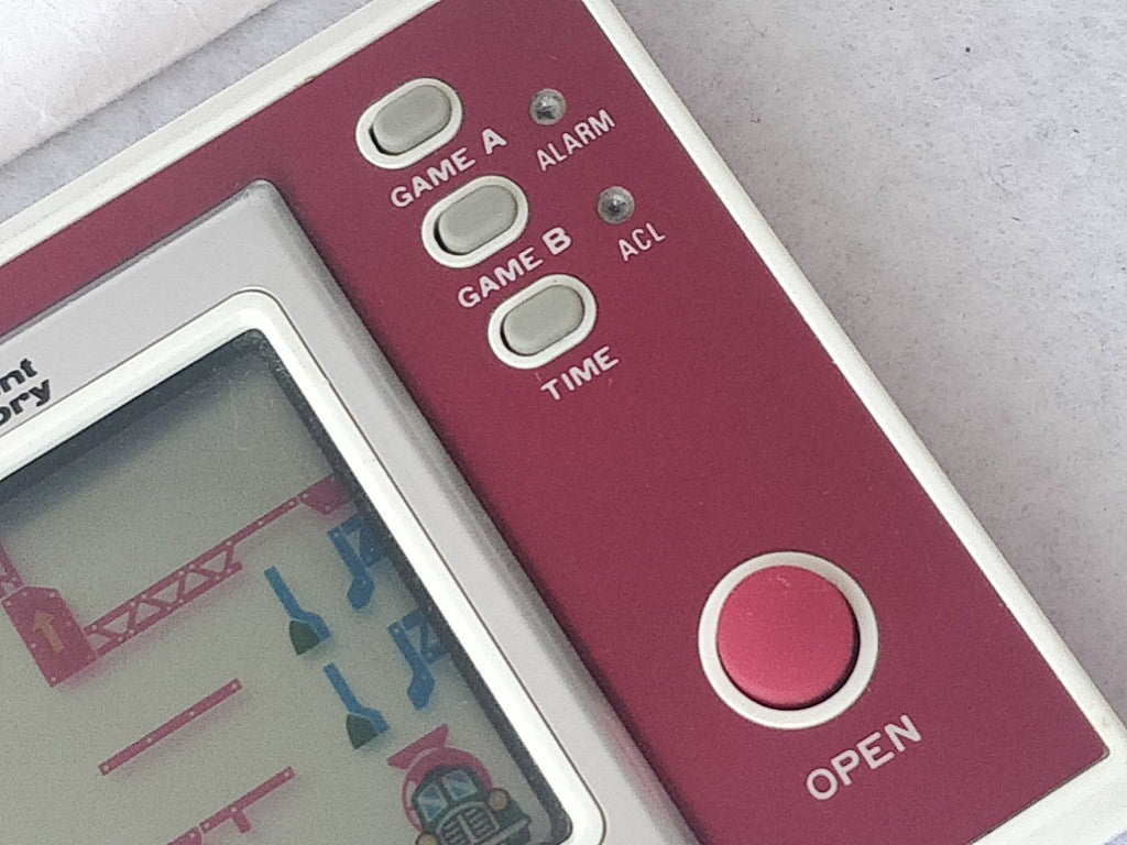 Vintage Nintendo GAME&WATCH MARIO'S Cement Factory Handheld game tested-d0610- - Hakushin Retro Game shop