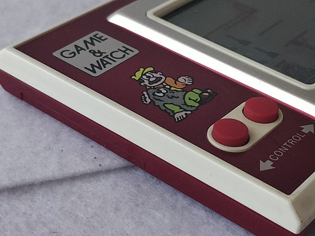 Vintage Nintendo GAME&WATCH MARIO'S Cement Factory Handheld game tested-d0610- - Hakushin Retro Game shop