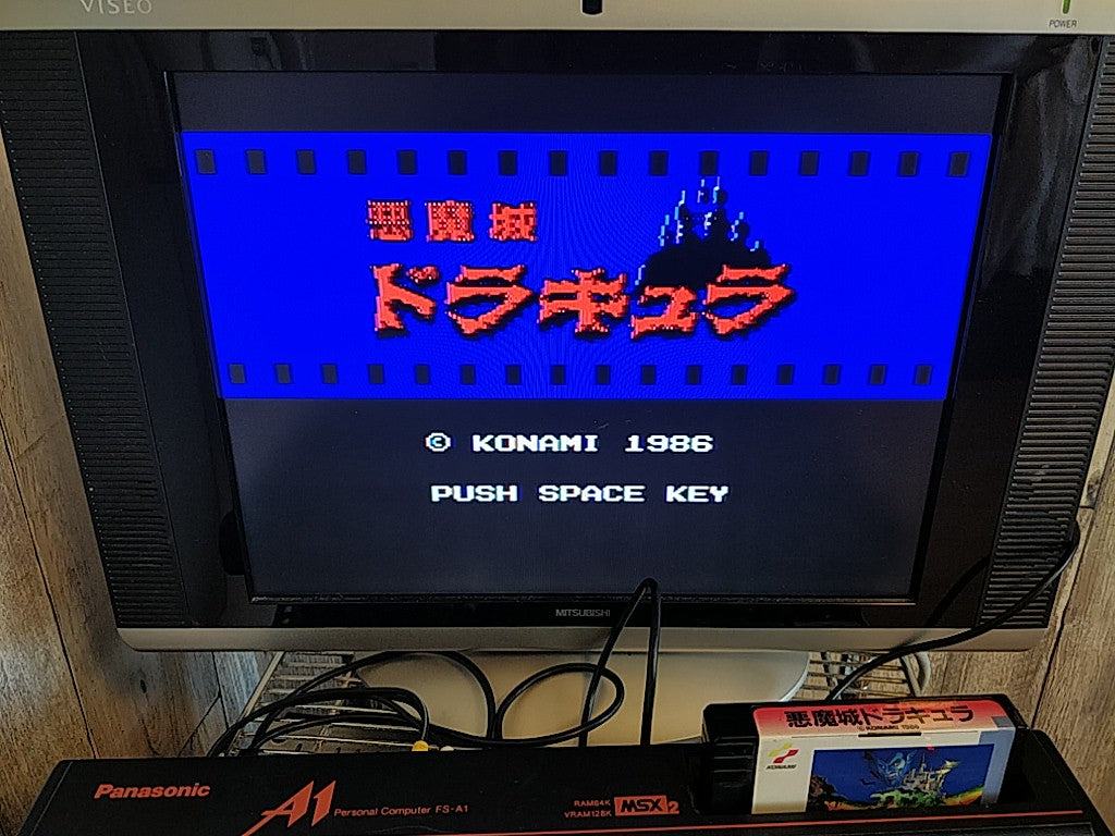 CASTLEVANIA Akumajo Dracula MSX MSX2 Game Cartridge only tested-c0610- - Hakushin Retro Game shop