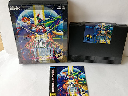 GALAXY FIGHT Universal Warriors SNK NEO GEO AES Cartridge, Manual Boxed-d0612-