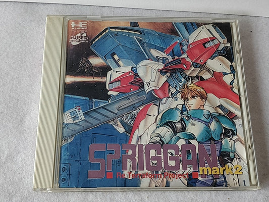 SPRIGGAN Mark2 PC Engine CD-ROM2 NTSC-J Game Disk,Manual,Boxed tested-c0622-