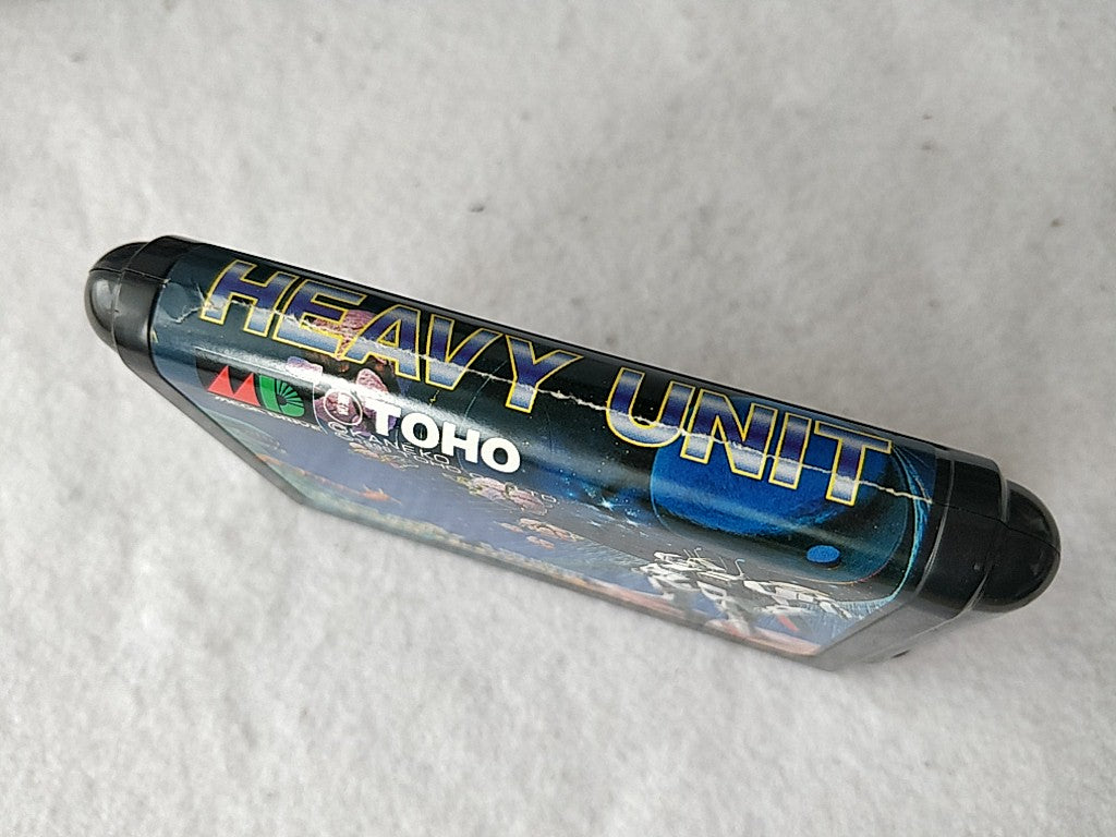 HEAVY UNIT SEGA MEGA DRIVE (Genesis ) Cartridge,Manual,Boxed set/tested-d0623- - Hakushin Retro Game shop