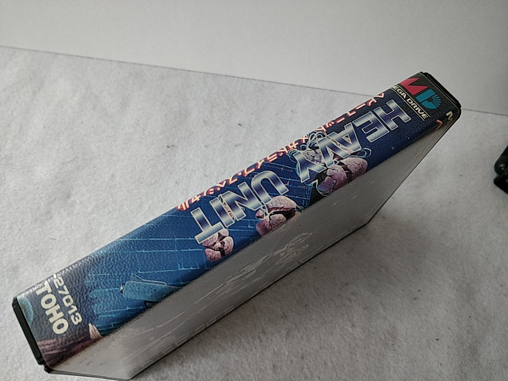 HEAVY UNIT SEGA MEGA DRIVE (Genesis ) Cartridge,Manual,Boxed set/tested-d0623- - Hakushin Retro Game shop