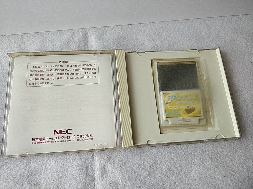 Arcade Card Pro NEC PC Engine TurboGrafx-16 CD-ROM2 Card,Manual, Boxed -d0626-