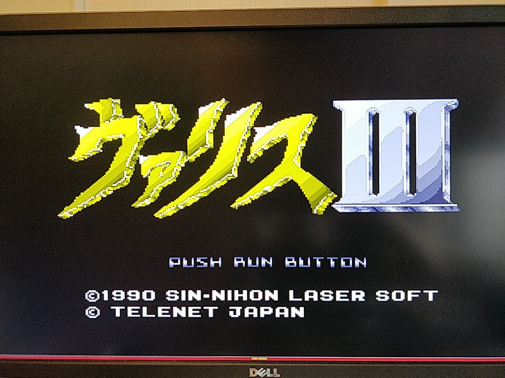 Valis 3 The Fantasm Soldier PC Engine CD-ROM2 PCE Game Disk,Manual,Cased -d0625- - Hakushin Retro Game shop