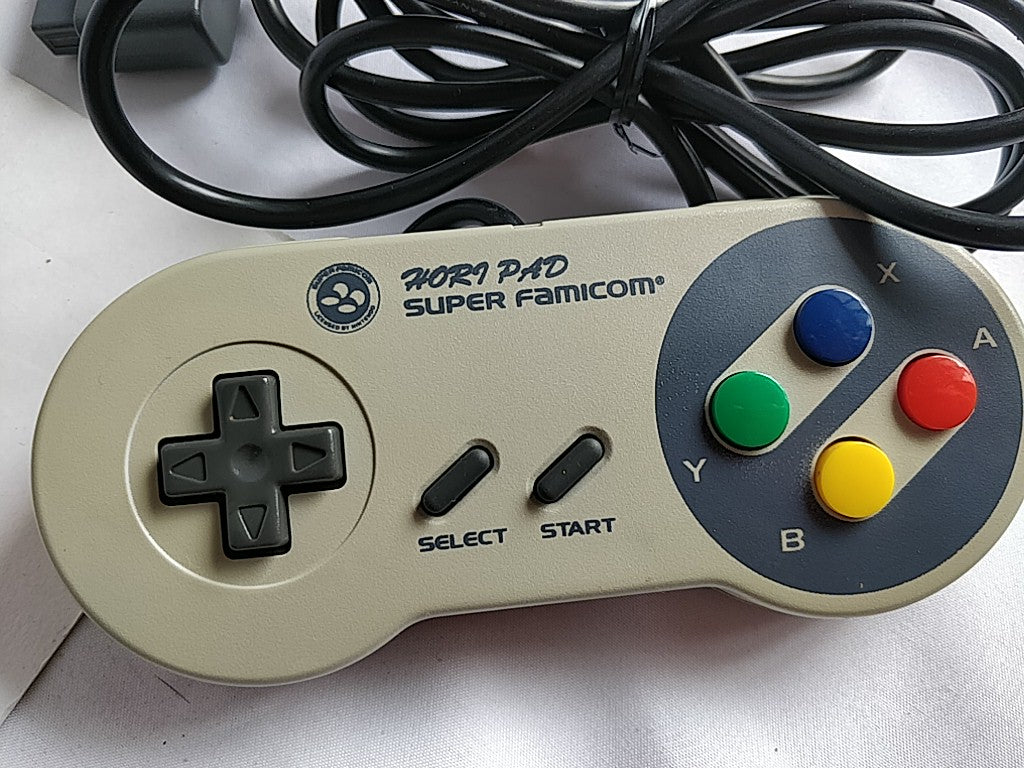 HORI Pad Controller HSJ-17 pad for Nintendo Super Famicom Boxed/Tested-d0628- - Hakushin Retro Game shop