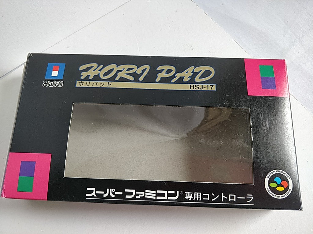 HORI Pad Controller HSJ-17 pad for Nintendo Super Famicom Boxed/Tested-d0628-